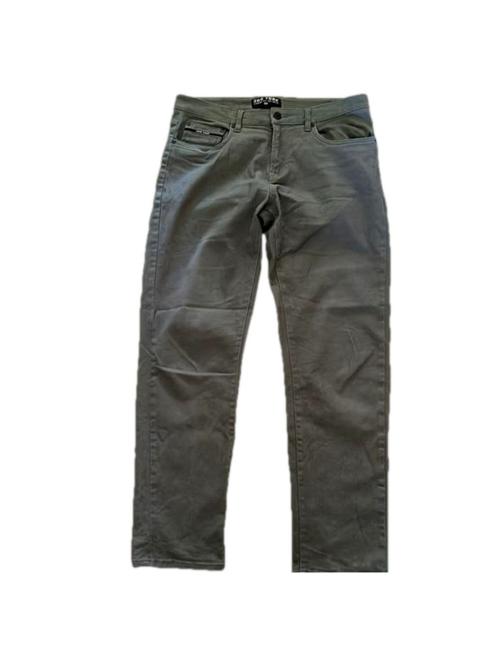 Zoo York W36/31 grey cotton/spandex zip up  pants